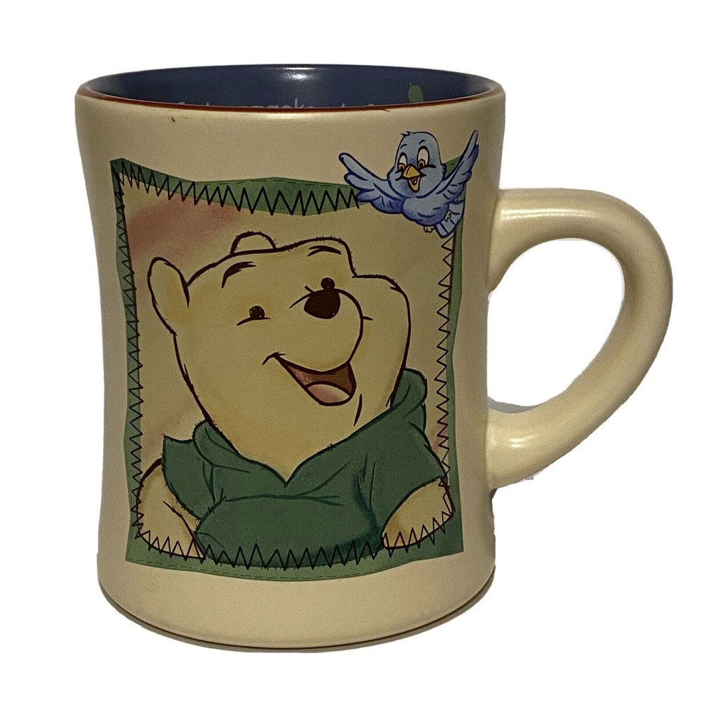 Winnie The Pooh Walt Disney World Park Ceramic Mug Cup Just A Smackeral of Honey